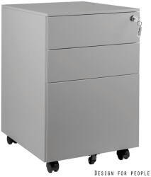 UNIQUE XD-040-3 görgős konténer, szürke