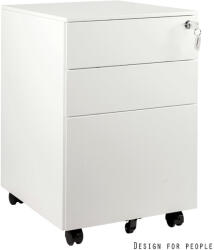 UNIQUE XD-040-3 görgős konténer, fehér