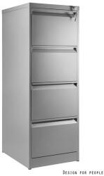 UNIQUE XD-001-4D irattartó szekrény, konténer - szürke