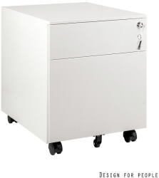 UNIQUE XD-041-2 görgős konténer, fehér