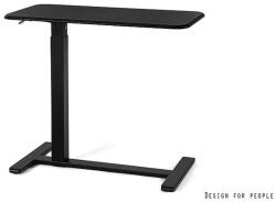 UNIQUE Laptop asztal, állítható magasságú, fekete