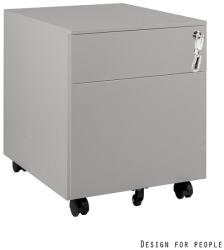 UNIQUE XD-041-2 görgős konténer, szürke