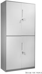 UNIQUE XD-030 irattartó szekrény, szürke-fehér