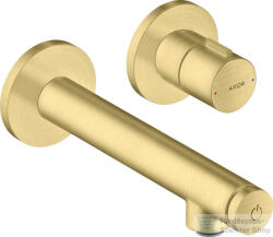 Hansgrohe AXOR UNO Select falsík alatti mosdó csaptelep nem zárható leeresztővel, szálcsiszolt sárgaréz 45112950 (45112950)