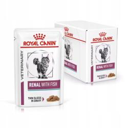 Royal Canin Vet Renal 12x85g Macskaeledel Vese támogatás Hal szószban
