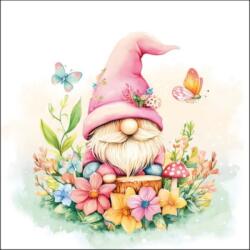 Ambiente Charming gnome papírszalvéta 33x33cm, 20db-os