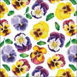 Ambiente Lots of pansies papírszalvéta 33x33cm, 20db-os