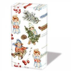 Ambiente Playing outside white papírzsebkendő 10db-os