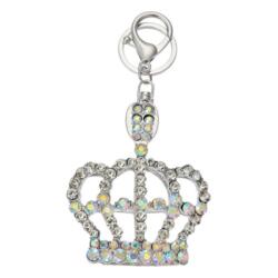 Clayre & Eef Fém kulcstartó koronás, üveggyönggyel - szep-otthon - 2 360 Ft