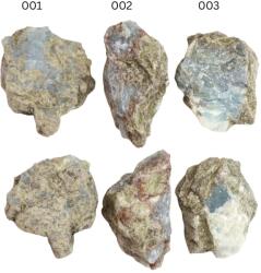 Larimar Brut - 40- 62 x 29-42 x 23-34 mm - Energia Calmului Natural - ( XXL ) - 1 Buc
