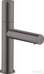 Hansgrohe AXOR UNO 110 mosdó csaptelep Zero fogantyúval, nem zárható leeresztővel, szálcsiszolt fekete króm 45002340 (45002340)