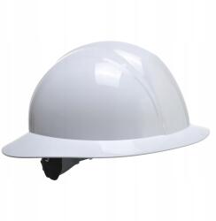 Portwest Sisak széles karimájú építőipari védősisak fehér ideális fúrásokhoz (5036108258925)
