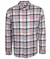 Tommy Hilfiger férfi ing, flanel, kockás, M (DM0DM19532 YBR)