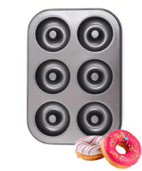  6 részes tapadásmentes bevonatú sütőforma - Fánk