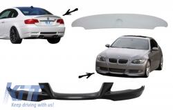 KITT Első lökhárító spoiler és hátsó spoiler BMW 3 E92 / E93 (2007-2009) modellekhez, M-Tech Sport CLS dizájn Kompatibilis BMW 3 E92 / E93 Facelift előtti(2006-2009) alap lökhárítóval Nem kompatibili (COFB
