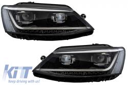 KITT Lightning LED Hátsó lámpák VW Passat 3C B7 Facelift Sedan (2010-2014) piros fehér (TLVWP3C)