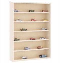 vidaXL Fa gyűjtői vitrin 6 polccal, 40x8, 5x55 cm (4017381)