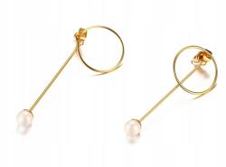 Trusky Arany fülbevaló Kétoldalas Nemesacél (kolczyki)