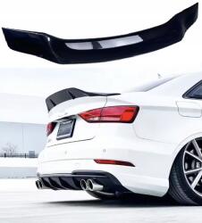  Légterelő Audi A3 8V Sedan R Style Spoiler Fekete Fényes