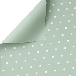Valex Decor Pici pöttyös fólia ív 58cm x 58cm, 20db - Pasztell zöld (SMD58-57)