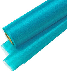 Valex Decor Snow organza 23.5cm x 10m - Türkizkék (2359)