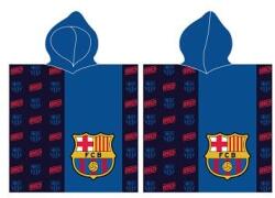 Character World FC Barcelona Blue strand törölköző poncsó 60x120 cm
