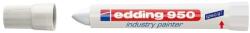 edding Marker permanent edding 950 industrial corp plastic varf rotund 10mm alb (ED950049)