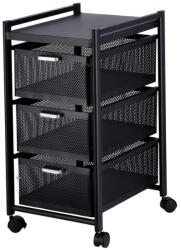 AdTrend Raft fier negru 31, 5 x 40, 5 x 62 cm (108305) Raft