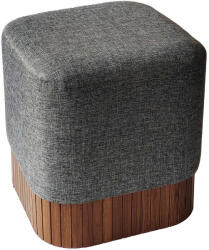 AdTrend Taburet textil gri mdf maro 42 x 42 x 45 cm (106225)