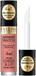 Eveline Cosmetics Fard pentru obraji si buze 4in1 Wonder Match CheekLips nr. 01 4.5ml