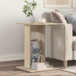 vidaXL Странична маса Сонома дъб 45 x 40 x 62, 5 см Инженерна дървесина (8000350)
