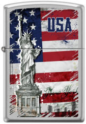 Zippo Brichetă Zippo 5025 Statue of Liberty & USA Flag (5025) Bricheta