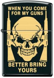Zippo Brichetă Zippo 2709 When You Come For My Guns, Better Bring Yours (2709) Bricheta