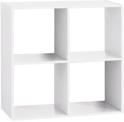 Brius Biblioteca 5Five Mix napos; Modul, 4 compartimente, PAL, 68x32x68 cm, alb (JJ-138908C) Raft