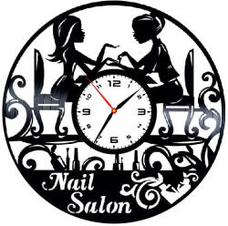  SALON MANICHIURA- ceas de perete (personalizabil)