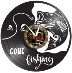  GONE FISHING- ceas de perete