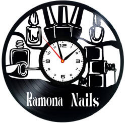  SALON MANICHIURA-ceas de perete (personalizabil! )