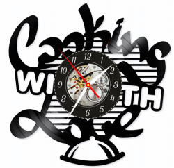  COOKING WITH LOVE-ceas de perete