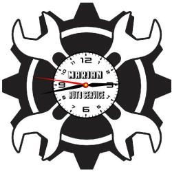  SERVICE AUTO-ceas de perete (personalizabil)