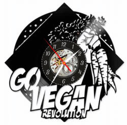 Go Girl Only VEGAN! -ceas de perete