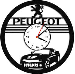 Peugeot -ceas de perete(personalizabil)