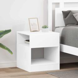 vidaXL Крайна масичка 2 бр. Бяло 40, 5 x 40 x 45 см Инженерна дървесина (890913)