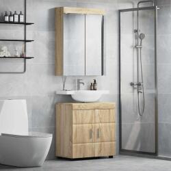 vidaXL Комплект мебели за баня TULUM 2 бр. Сонома дъб 60 x 34 x 63 см (3398016)
