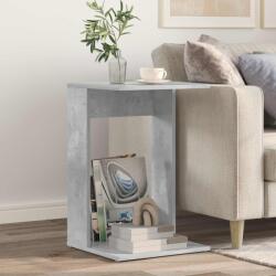 vidaXL Странична маса Циментено сиво 40 x 38 x 62, 5 см (8000367)