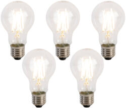 LUEDD 5 darabos készlet E27 3 lépésben dimmelhető LED izzók A60 5W 700 lm 2700K (03059)