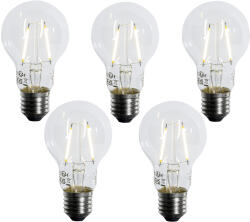 LUEDD 5 darabos E27 LED izzókészlet A60 Lux Érzékelő 2, 5W 250 lm 3000K (03151)