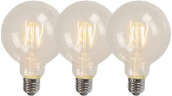 LUEDD 3 db-os készlet E27 LED izzószál G95 4W 320lm 2700K (01865)