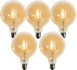 LUEDD 5 darabos E27 dimmelhető LED izzókészlet arany G125 4, 9W 450 lm 2200K (03186)