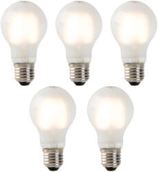 LUEDD 5 db-os készlet E27 LED izzó fagyasztott üveg A60 2W 180lm 2700K (02376)