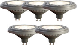 LUEDD 5 db GU10 LED izzó szett AR111 8W 750 lm 3000K (03072)